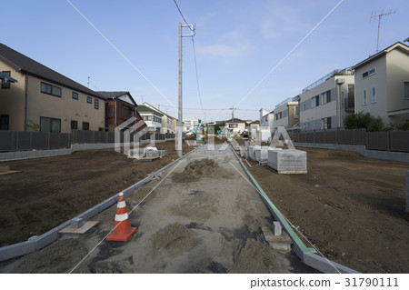 Residential area construction work 31790111