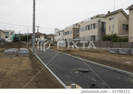 Residential area construction work Residential area construction work 31790121
