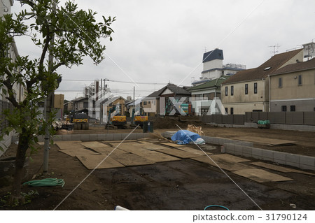 Residential area construction work Residential area construction work 31790124