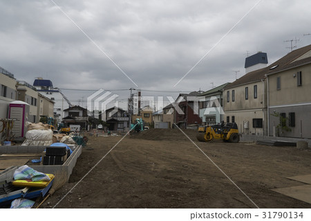 Residential area construction work Residential area construction work 31790134