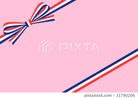 禮品包裝：法國國旗圖案絲帶 31790206