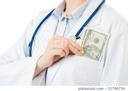 asian woman hold mony offering medical insurance asian woman hold mony offering medical insurance 31790734