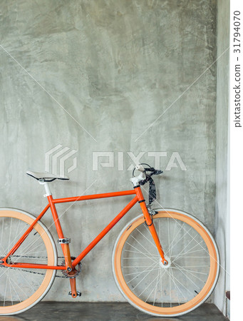 bicycle parked decorate interior living room 31794070