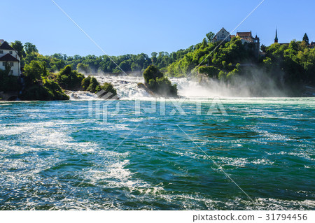 View of Rhine falls (Rheinfalls). 31794456