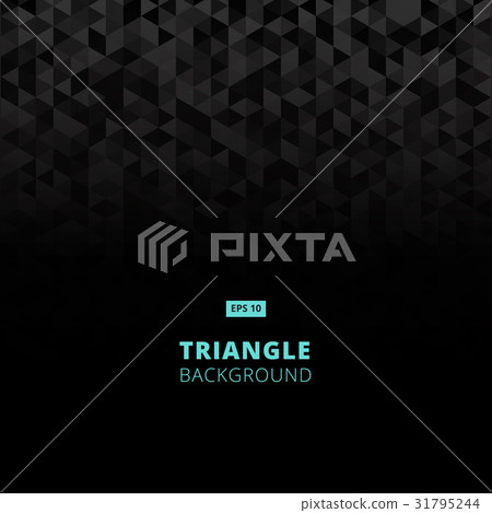 geometric mosaic pattern from black triangle geometric mosaic pattern from black triangle 31795244