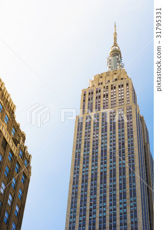 the Empire State Building from bottom the Empire State Building from bottom 31795331