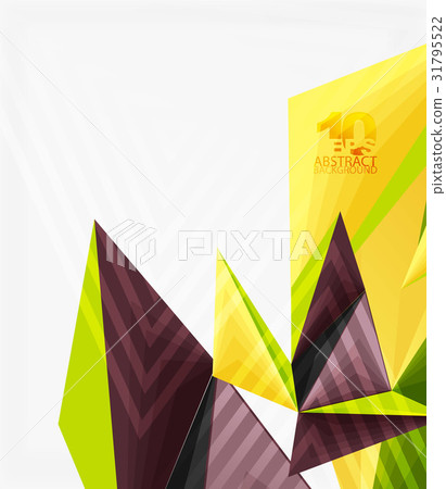 3d modern triangle low poly abstract geometric 3d modern triangle low poly abstract geometric 31795522