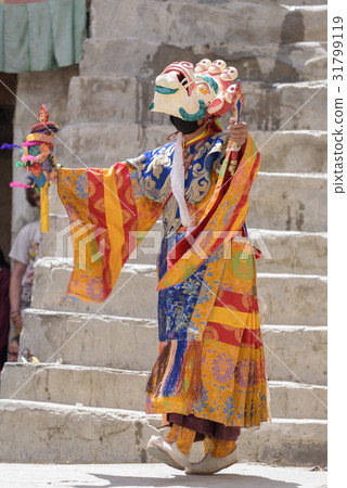 Perform mask dances at Karsha Monastery Perform mask dances at Karsha Monastery 31799119