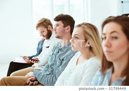 The people at Business Meeting in the conference 31799449