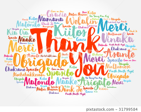 Thank You Word Cloud concept 31799584