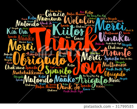 Thank You Word Cloud concept 31799585