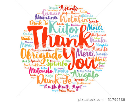 Thank You Word Cloud concept 31799586