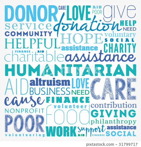 Humanitarian word cloud collage Humanitarian word cloud collage 31799717
