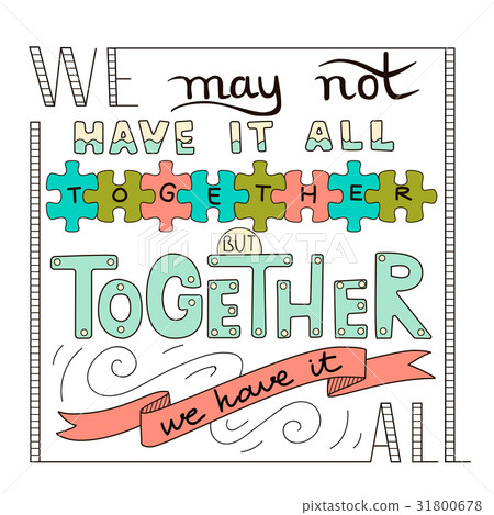 Hand lettering typography poster. Romantic quote  31800678