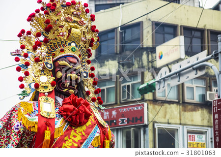 Chinese god, god, traditional culture, ancient human face, face 31801063