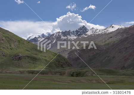 Zanskar landscape view with Himalaya mountains Zanskar landscape view with Himalaya mountains 31801476