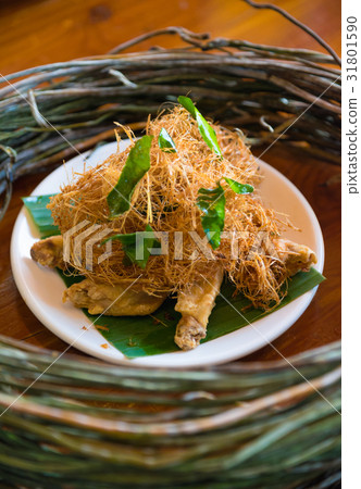 Fried Chicken with lemon grass Fried Chicken with lemon grass 31801590