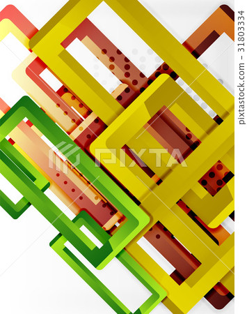 Rectangle tube elements, vector background Rectangle tube elements, vector background 31803334