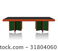 table silhouette on white background 31804060