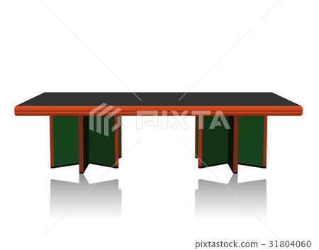 table silhouette on white background 31804060