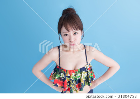 Swimwear ladies · Blue back 31804758