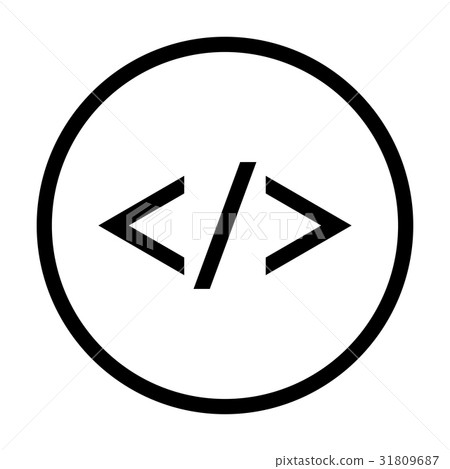 Code icon - vector iconic design Code icon - vector iconic design 31809687