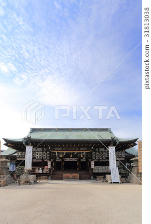 Osaka Tenmangu Shrine hall settlement 31813038