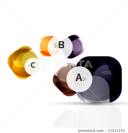 Vector abstract gem stones 31813143