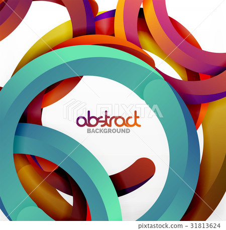 Modern 3d geometrical style background, arch 31813624