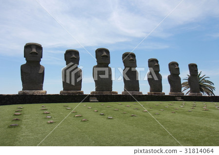 在宮崎縣的Moai雕像 在宮崎縣的Moai雕像 31814064