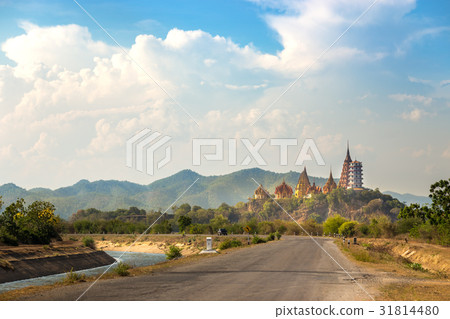 big Buddha temple, Wat Tham Suea, on mountain  31814480