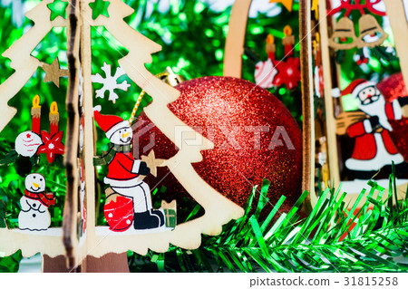 Macro photo of the Christmas tree. Macro photo of the Christmas tree. 31815258