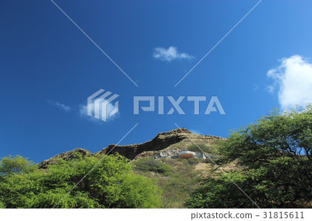Diamond head seen from diamond head road 31815611