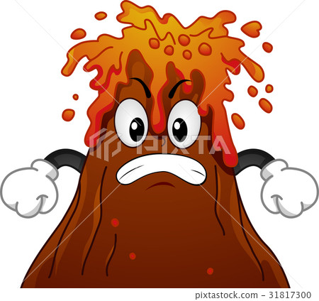 Mascot Volcano Eruption 31817300