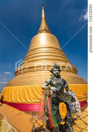 Wat Saket (golden hill) in Bangkok, Thailand 31818080