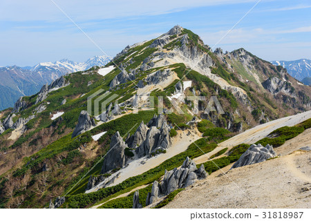Early summer Northern Alps Mt. 31818987