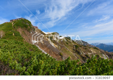 初夏北阿爾卑斯山Swansand別墅和Mt. 31819097