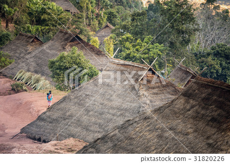Hill tribe village In thailand 31820226