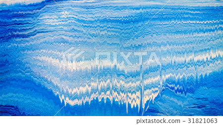 Acrylic stripe pattern with blue and white waves Acrylic stripe pattern with blue and white waves 31821063