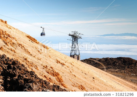 Tenerife : cable car view Tenerife : cable car view 31821296