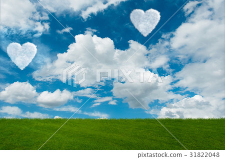 Romantic concept with clouds on sky Romantic concept with clouds on sky 31822048