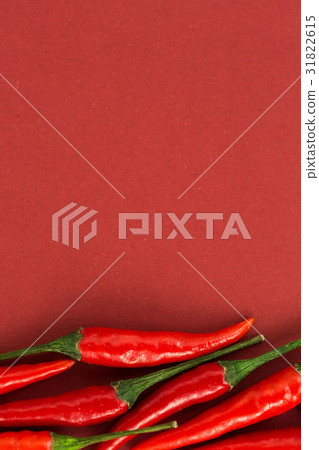 red hot chili peppers, popular spices concept - red hot chili peppers, popular spices concept - 31822615