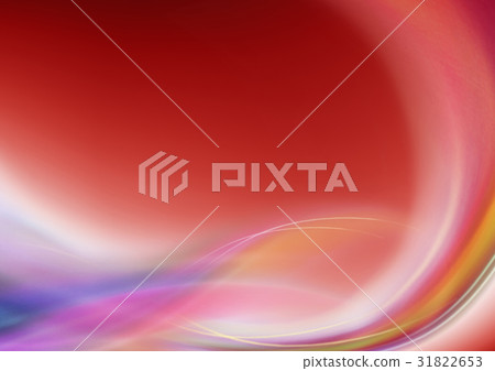 Red background with transparent pink curved waves Red background with transparent pink curved waves 31822653