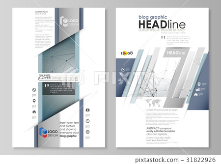 Blog graphic business templates. Page website 31822926