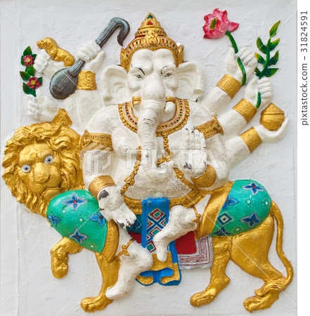 Indian or Hindu ganesha God Named Singha Ganapati 31824591