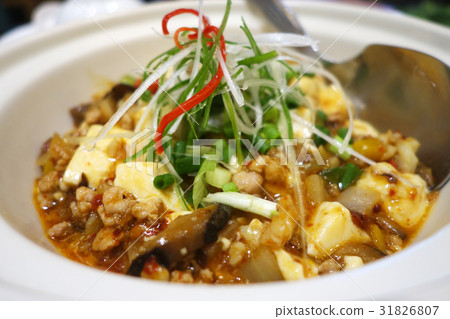Tofu and mince with hot spicy sauce Tofu and mince with hot spicy sauce 31826807