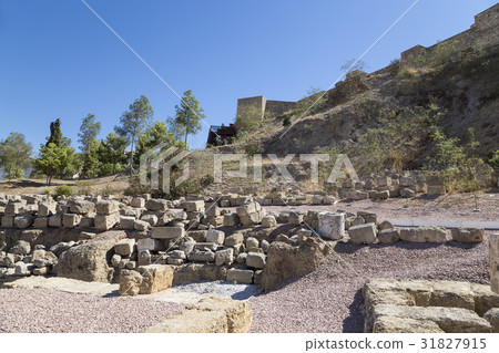 Ancient Roman Theatre near Malaga Alcazaba castle Ancient Roman Theatre near Malaga Alcazaba castle 31827915