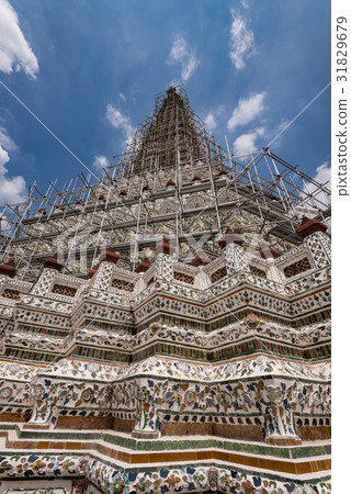 泰國曼谷的Akatsuki寺Wat Arun(正在裝修) 泰國曼谷的Akatsuki寺Wat Arun(正在裝修) 31829679