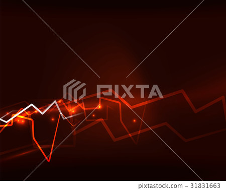 Neon lightning vector background 31831663
