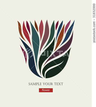 Stylized floral petals logotype. Decorative Stylized floral petals logotype. Decorative 31832000